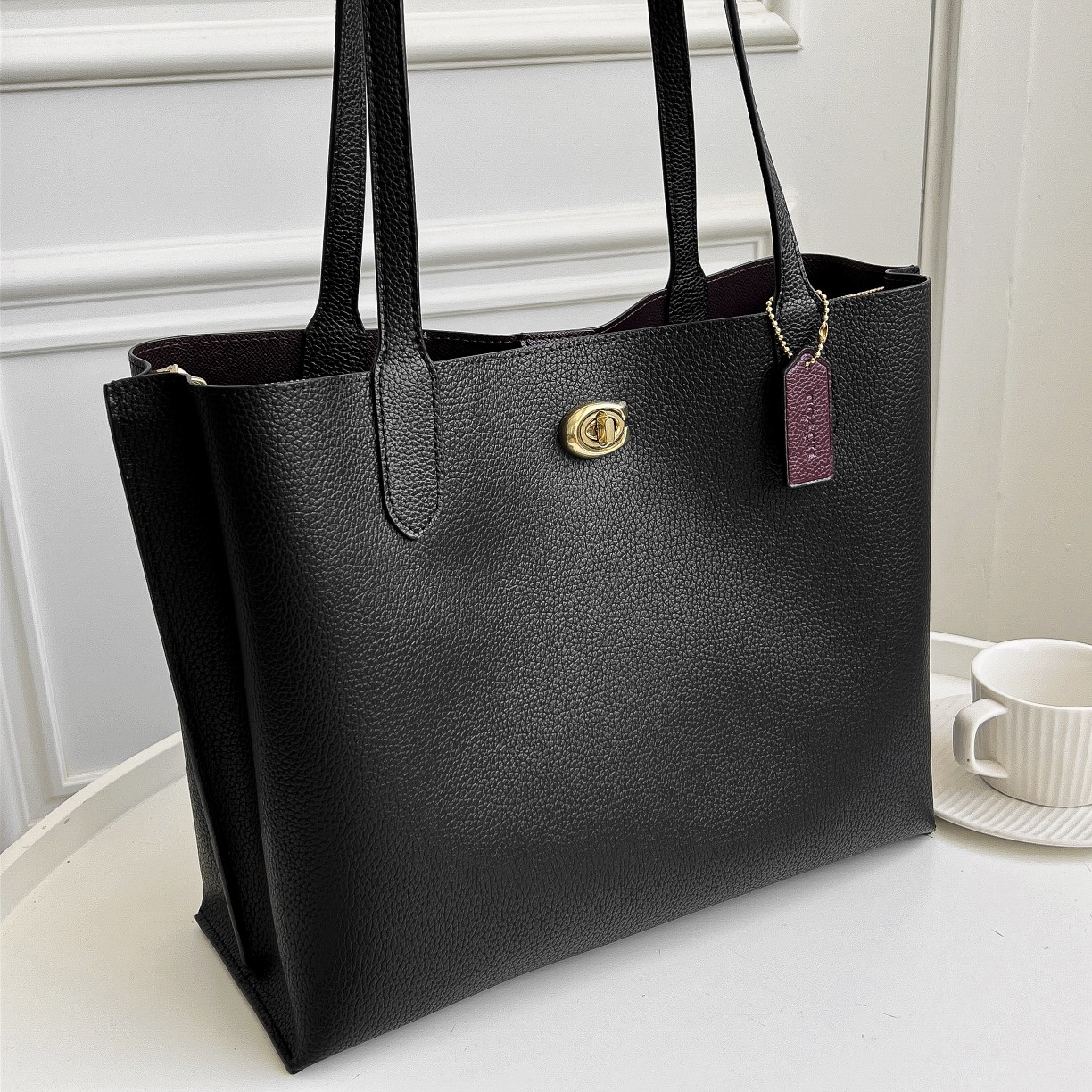 Coach Willow shoulder tote handbag