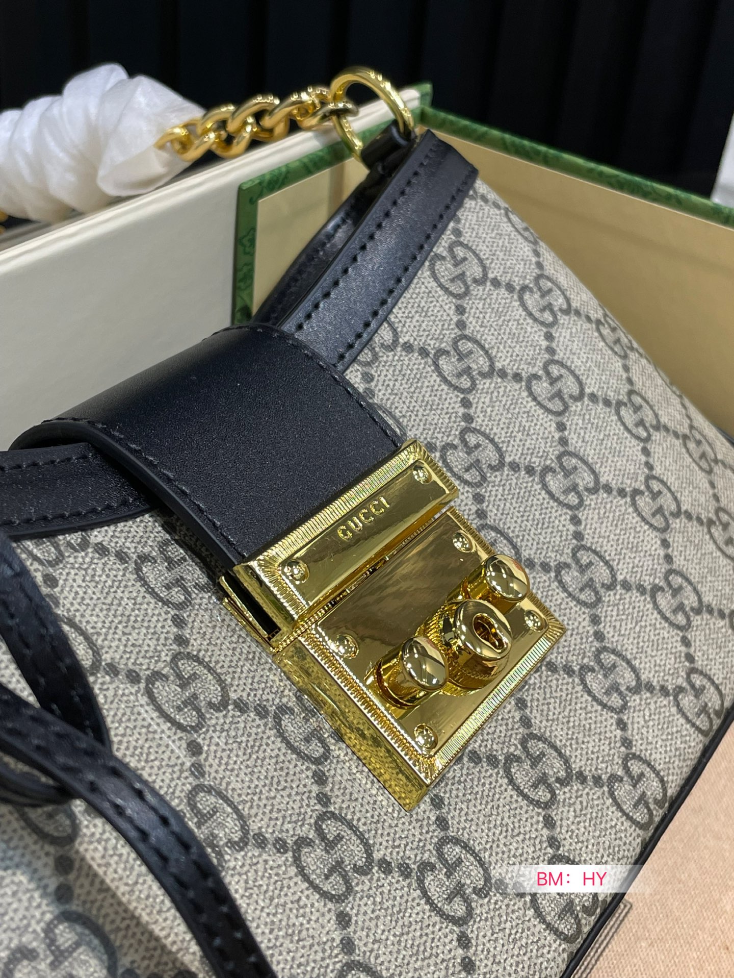 Gucci padlock single-shoulder bag