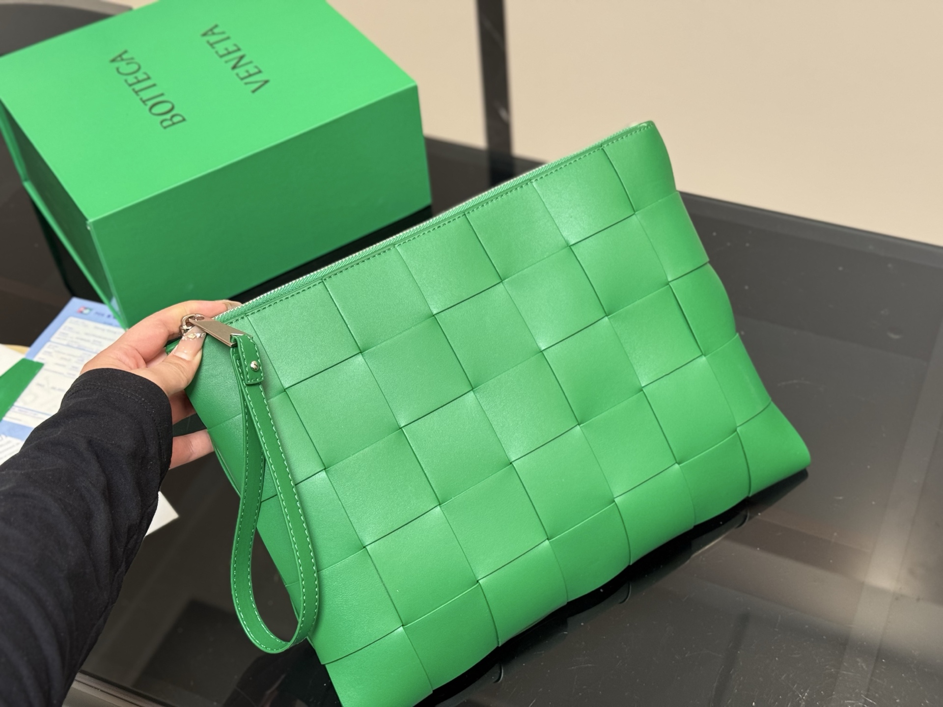 Bottega Veneta cassette clutch