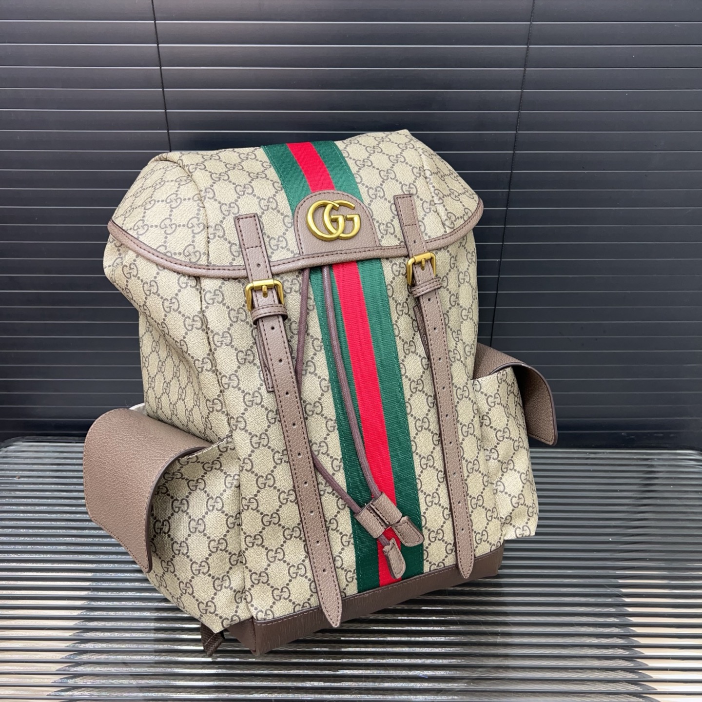 Gucci Ophidia printed backpack