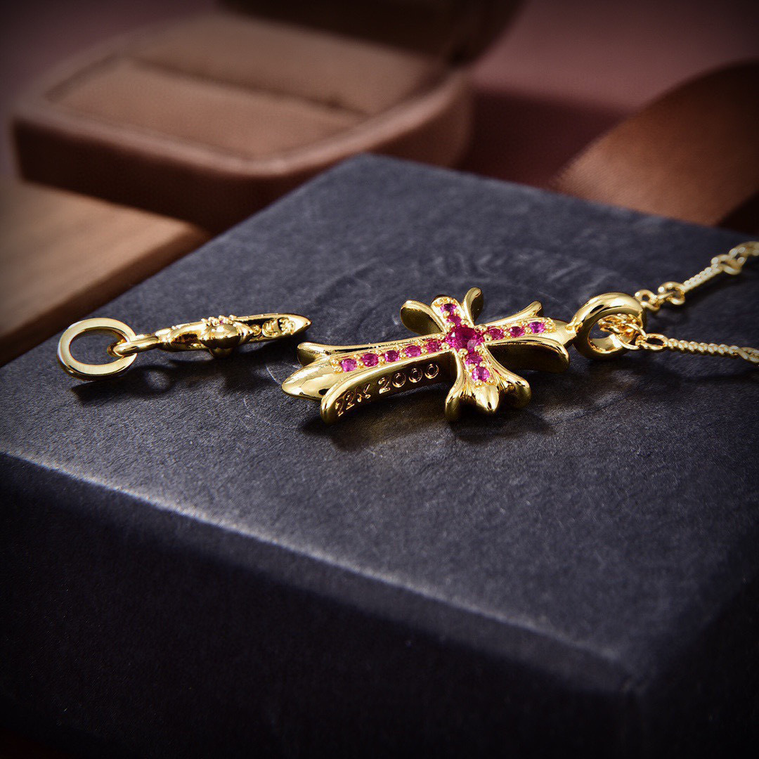 Chrome hearts cross necklace