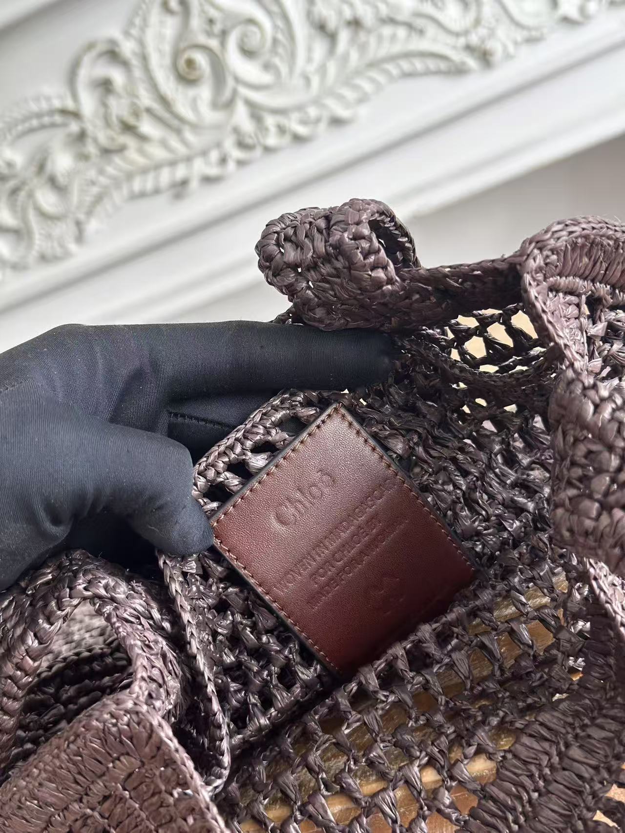 Chloe SUMMER BANANA woven bag 12A quality