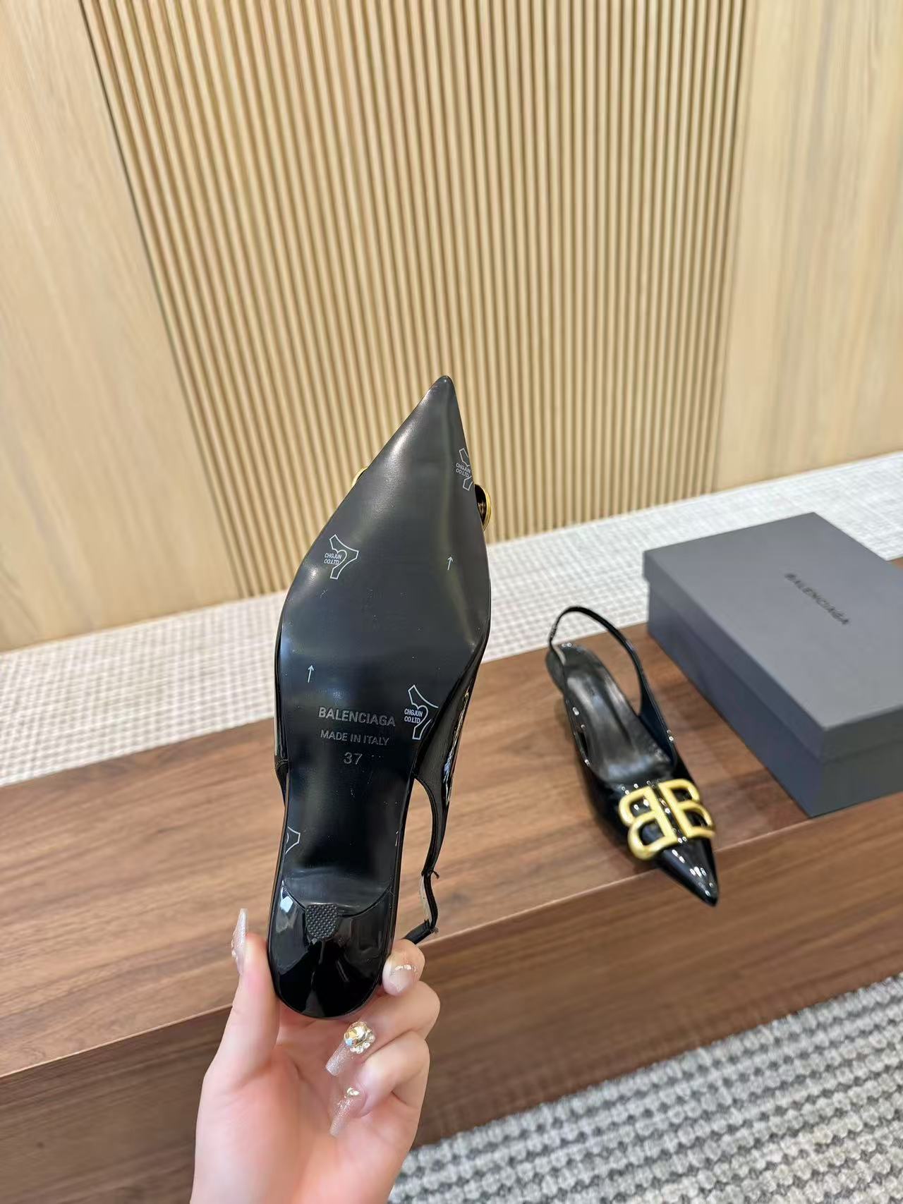 Balenciaga pointed high heels