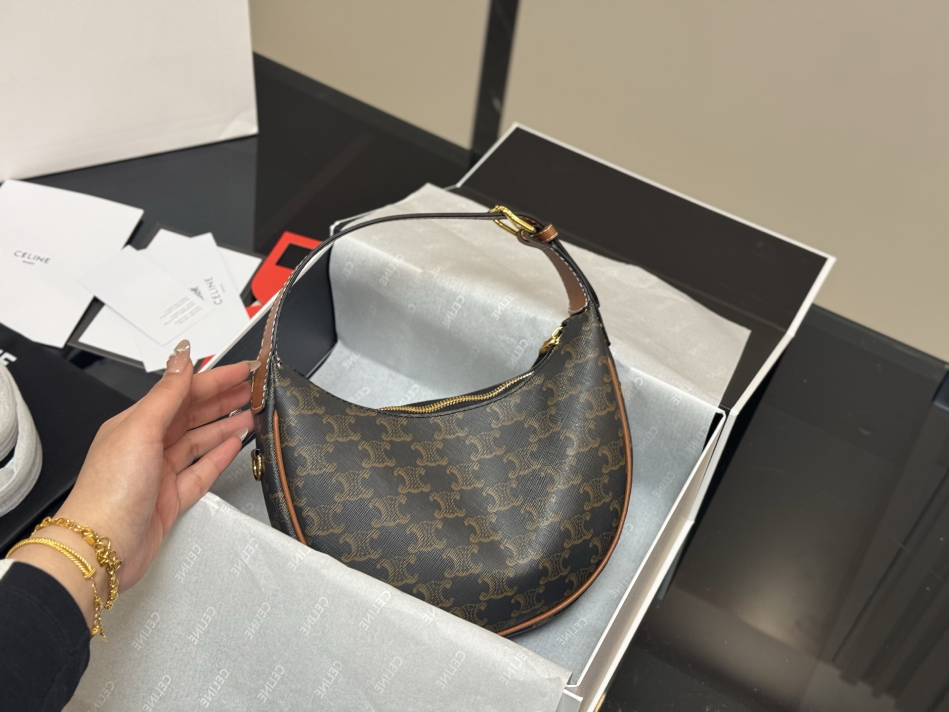 Celine lulu underarm bag