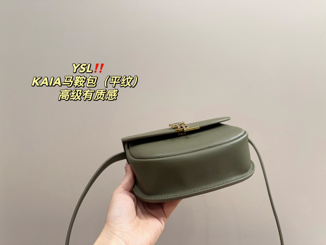 YSL KAIA saddle shoulder bag