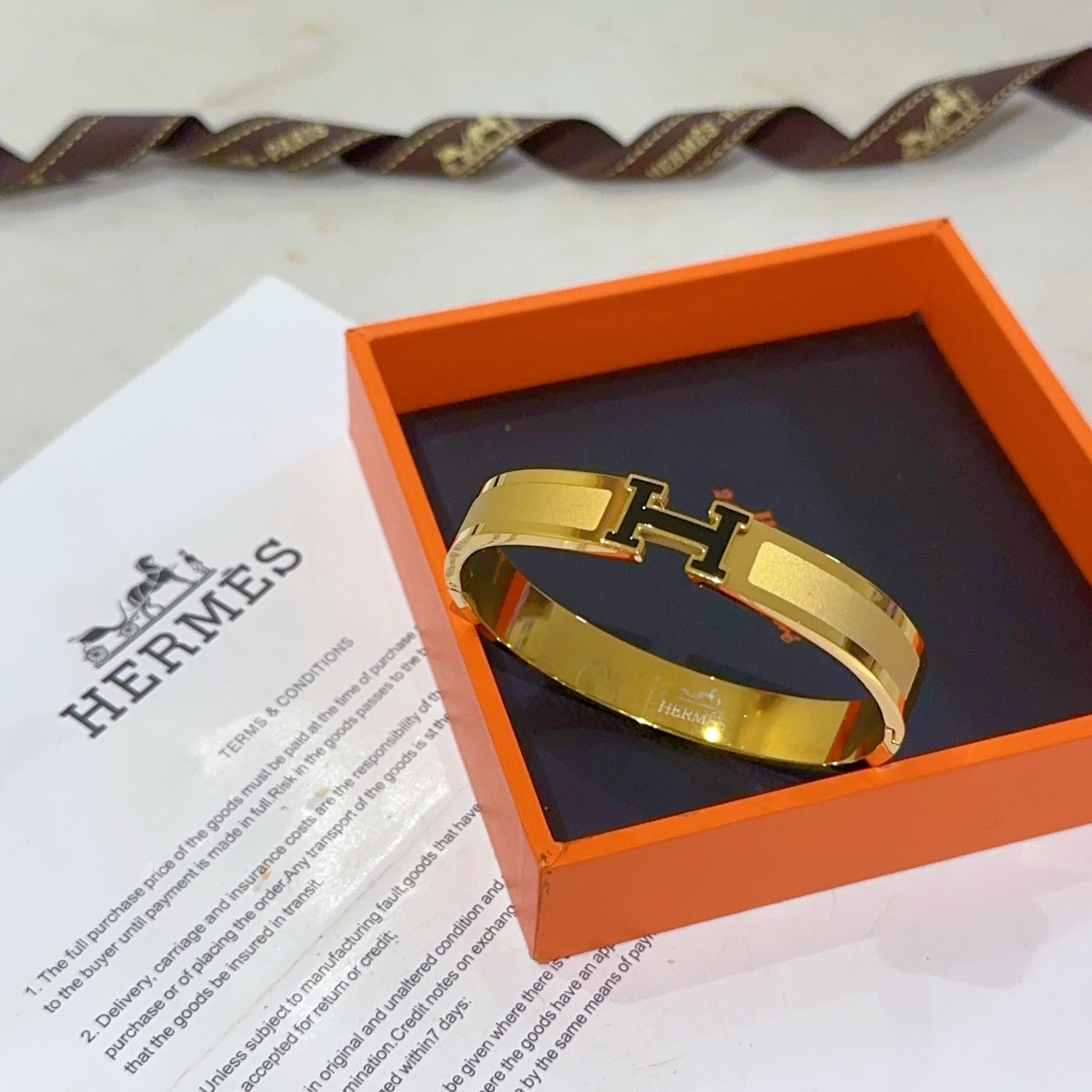 Hermes H bracelet