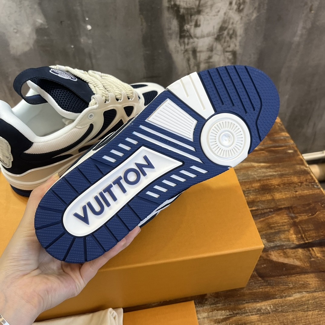LV Trainer Sneakers  New trending skateboard shoes LOUIS VUITTON Trainer Sneaker