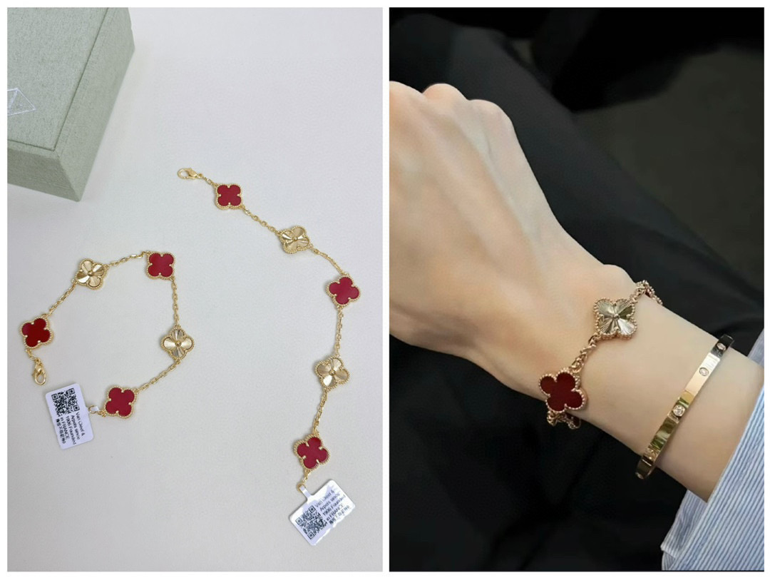 High quality Van Cleef & Arpels Four-leaf clover necklace / bracelet