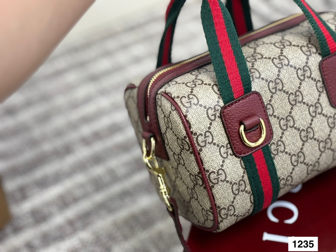 Designer Gucci Boston Pillow Bag