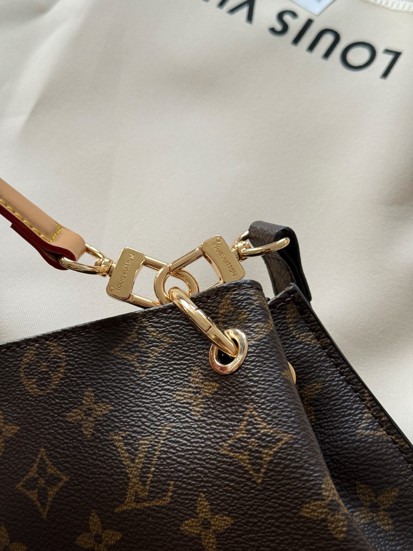 LV monogram HOBO handbag