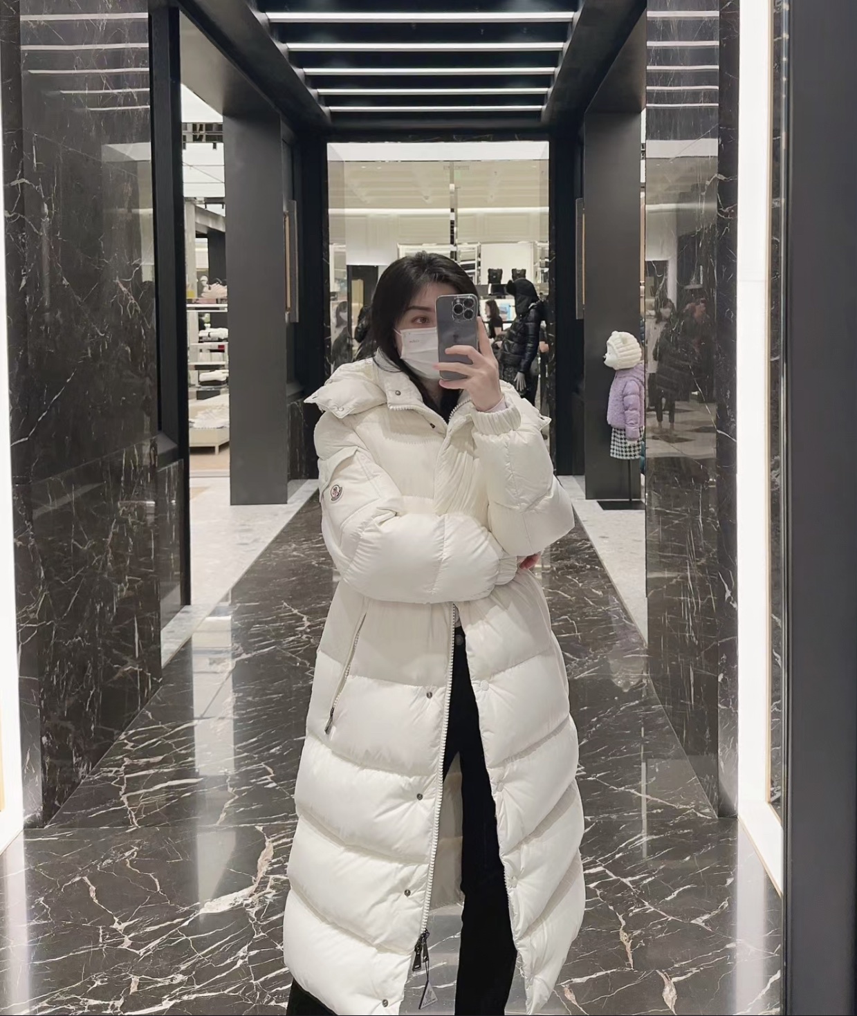 Moncler Cavettaz Long down jackets coats