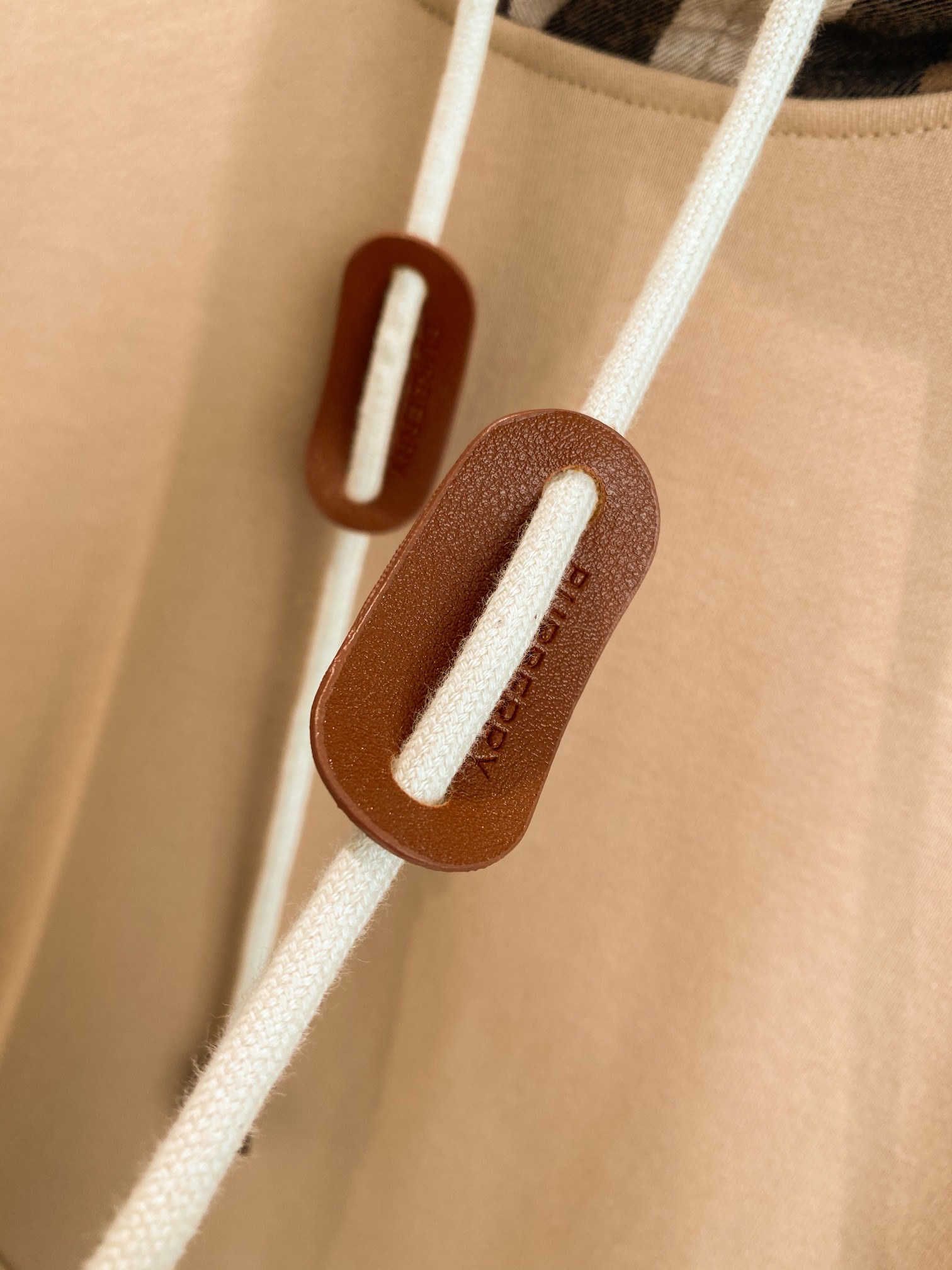 Burberry Checkered hooded sweatshirt