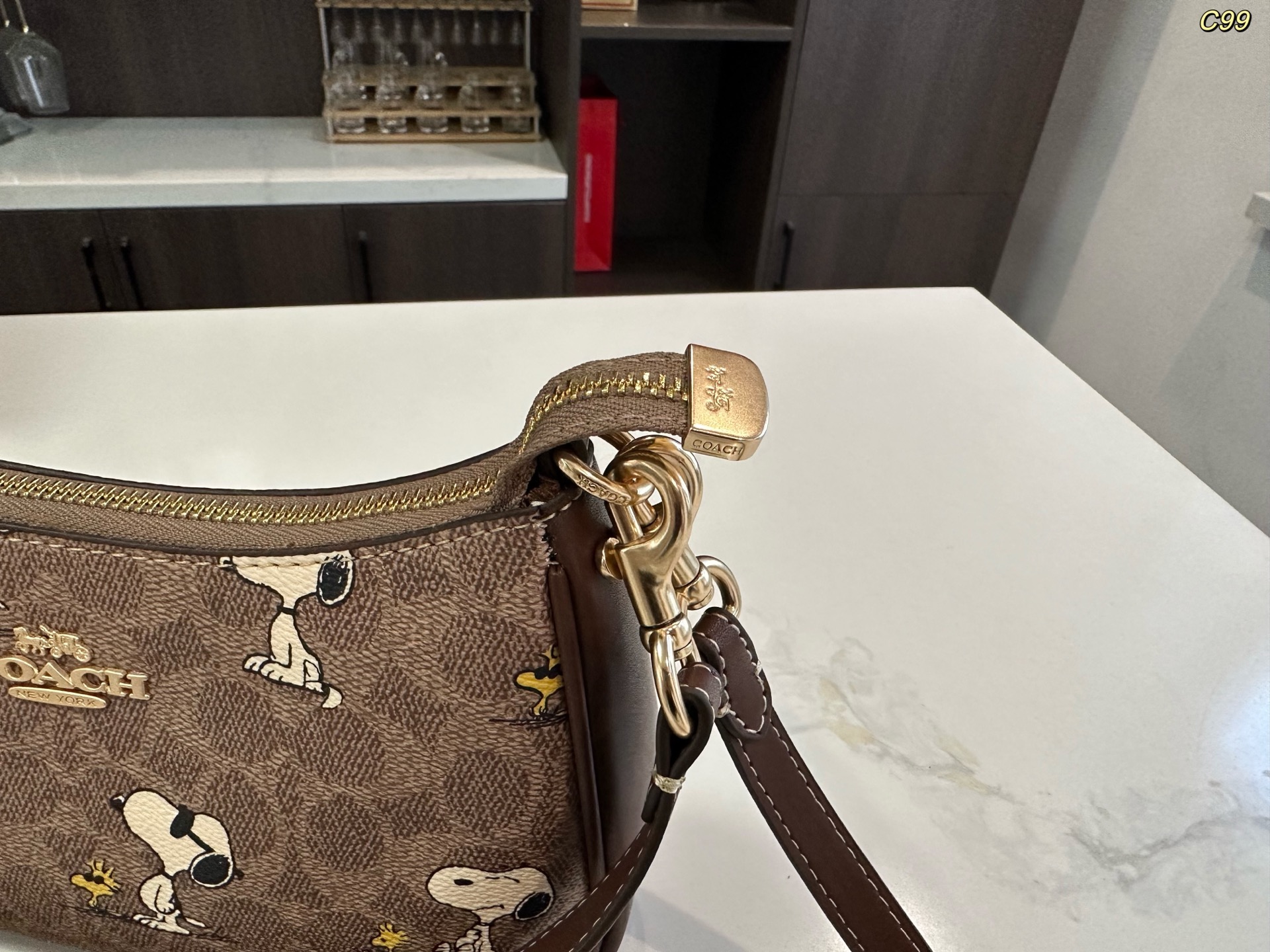 COACH PEANUTS speedy shoulder crossbody bag