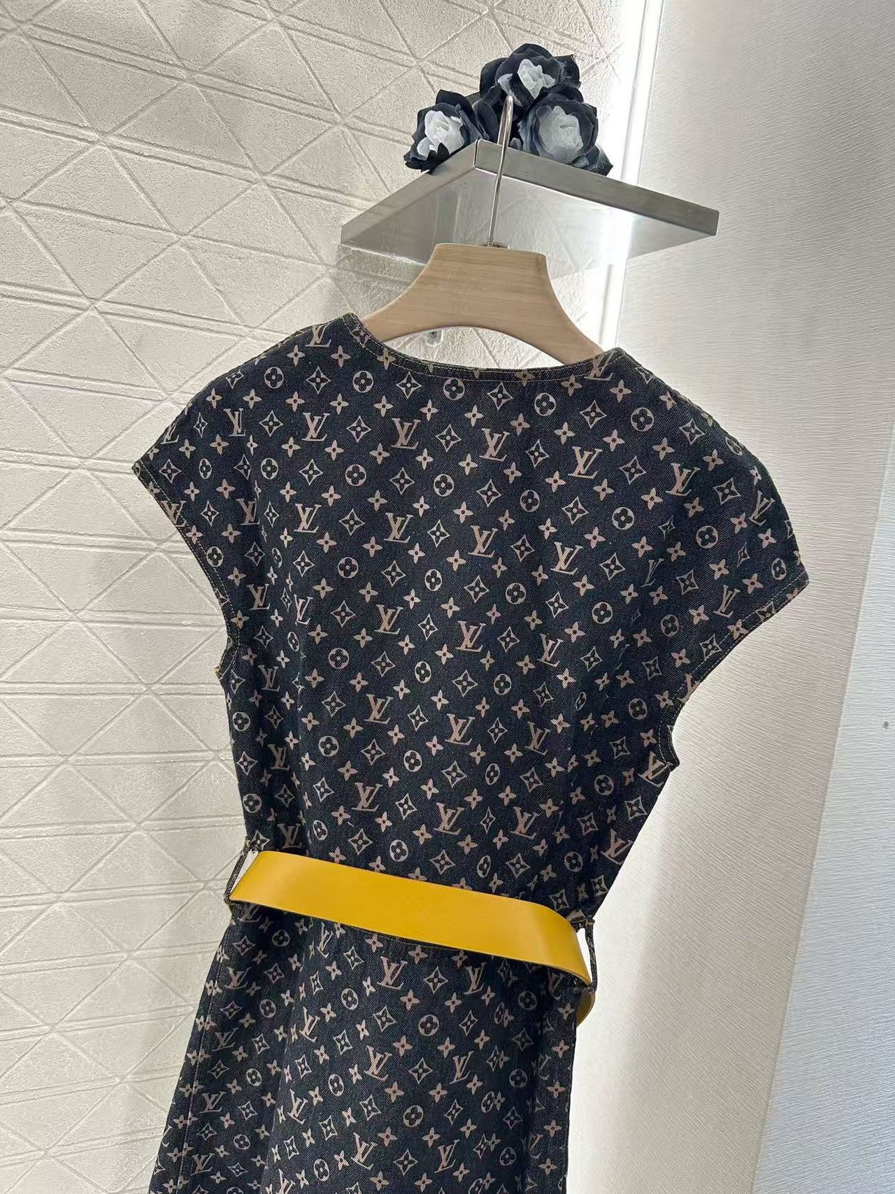 LV denim dress