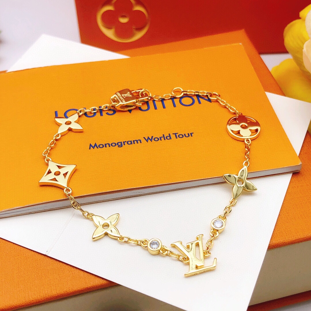 LV monogram bracelet