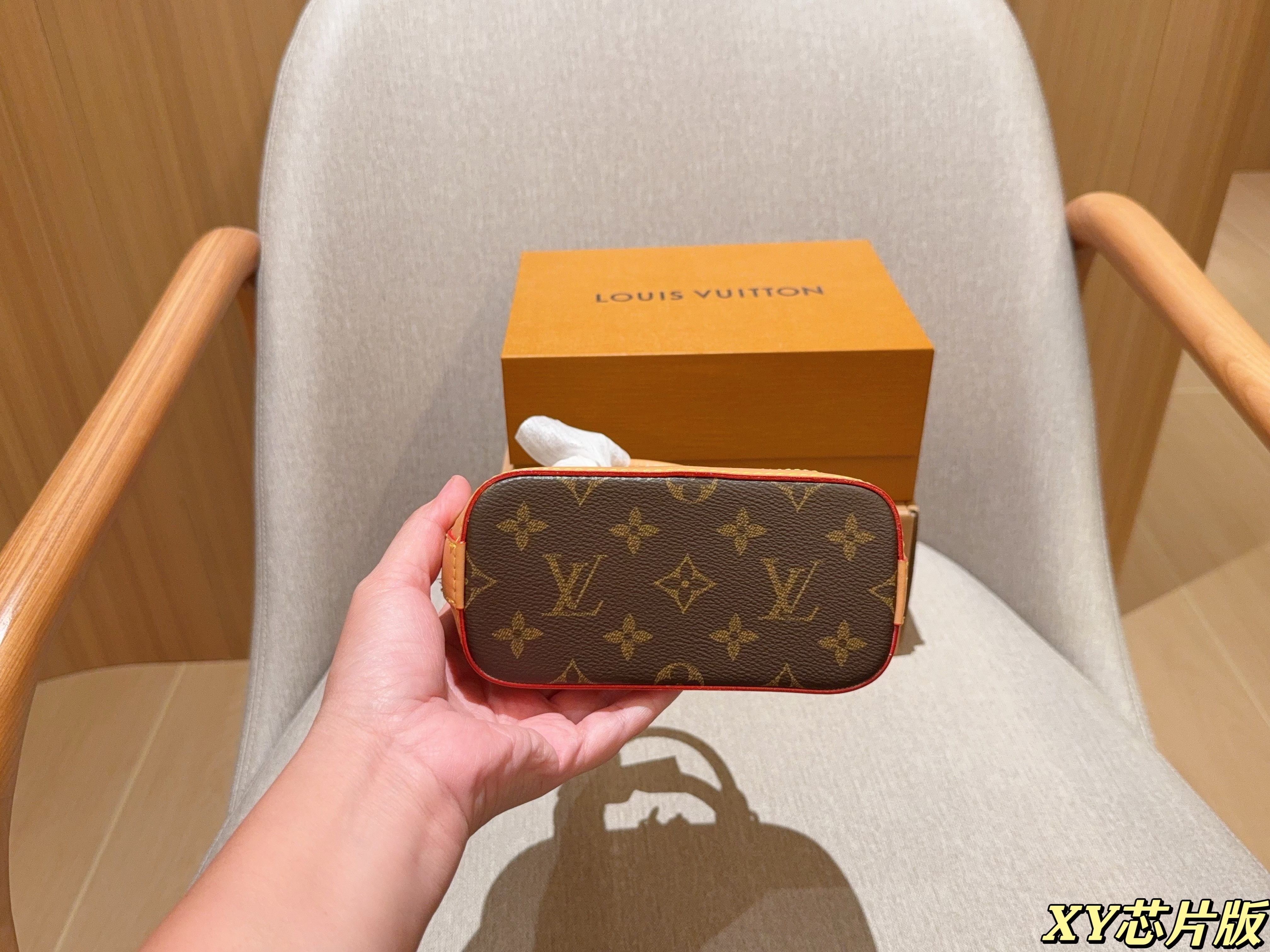 LV Louis Vuitton Nano alma Mini Shell Bag