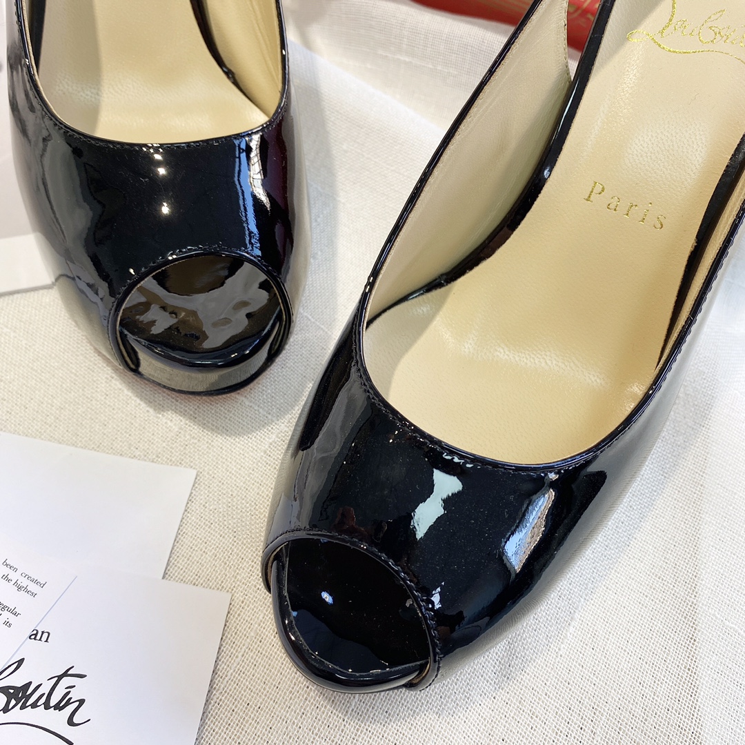 Christian Louboutin high-heeled shoes