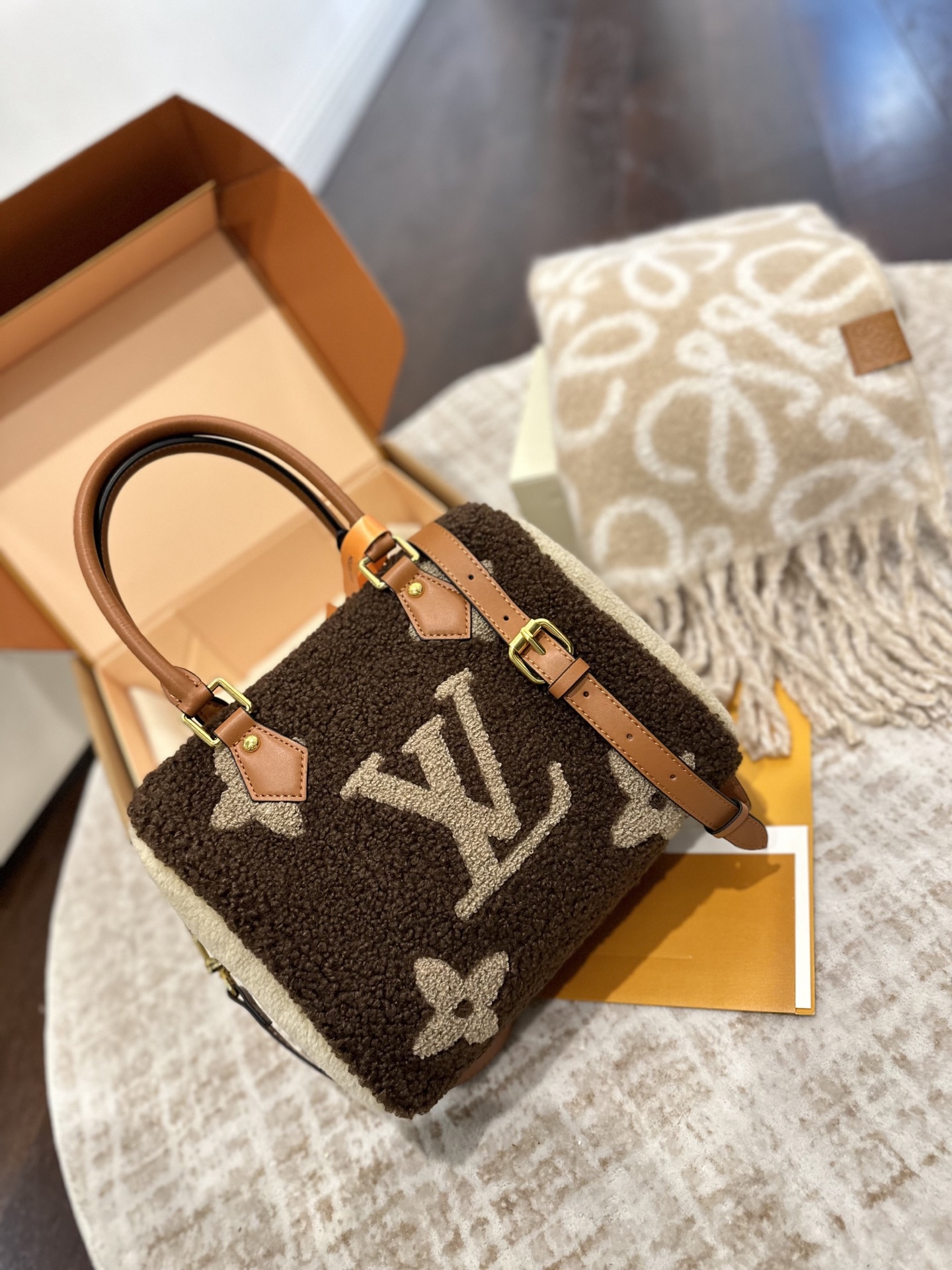 LV Monogram Teddy speedy bag