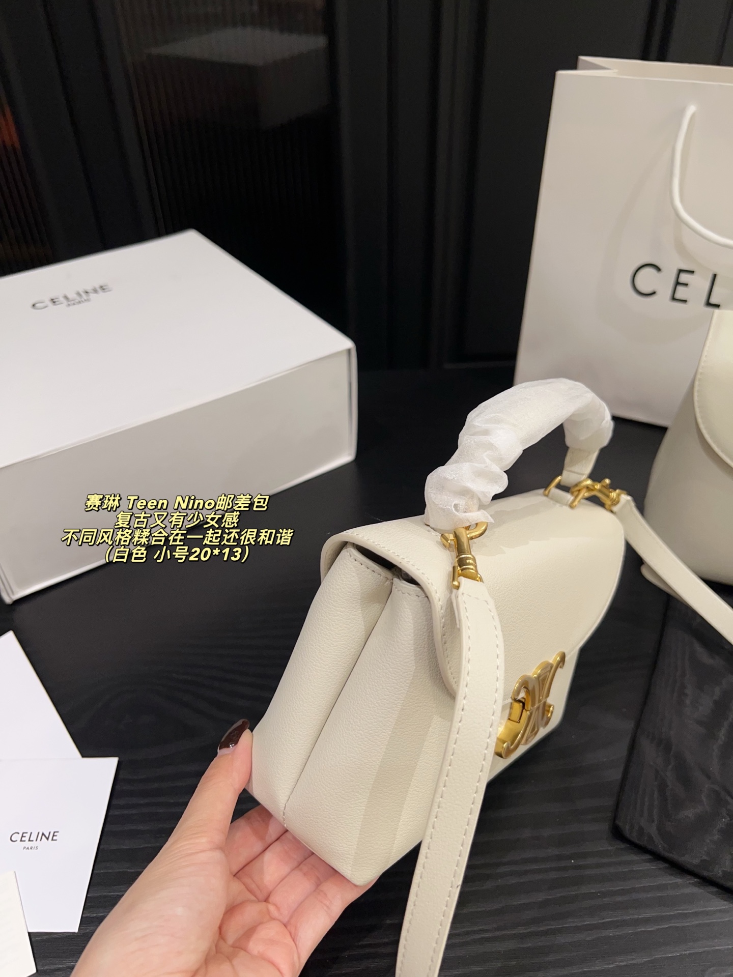 Celine Teen Nino shoulder crossbody bag