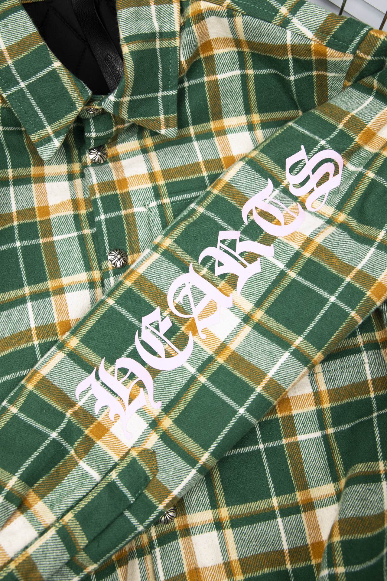 CH Chrome Hearts Plaid Jacket in Cotton Fabric