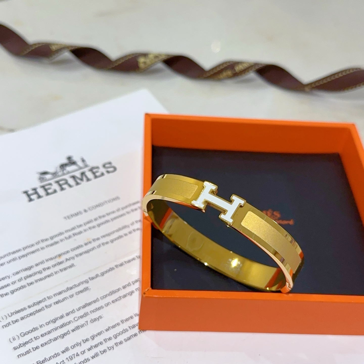 Hermes H bracelet