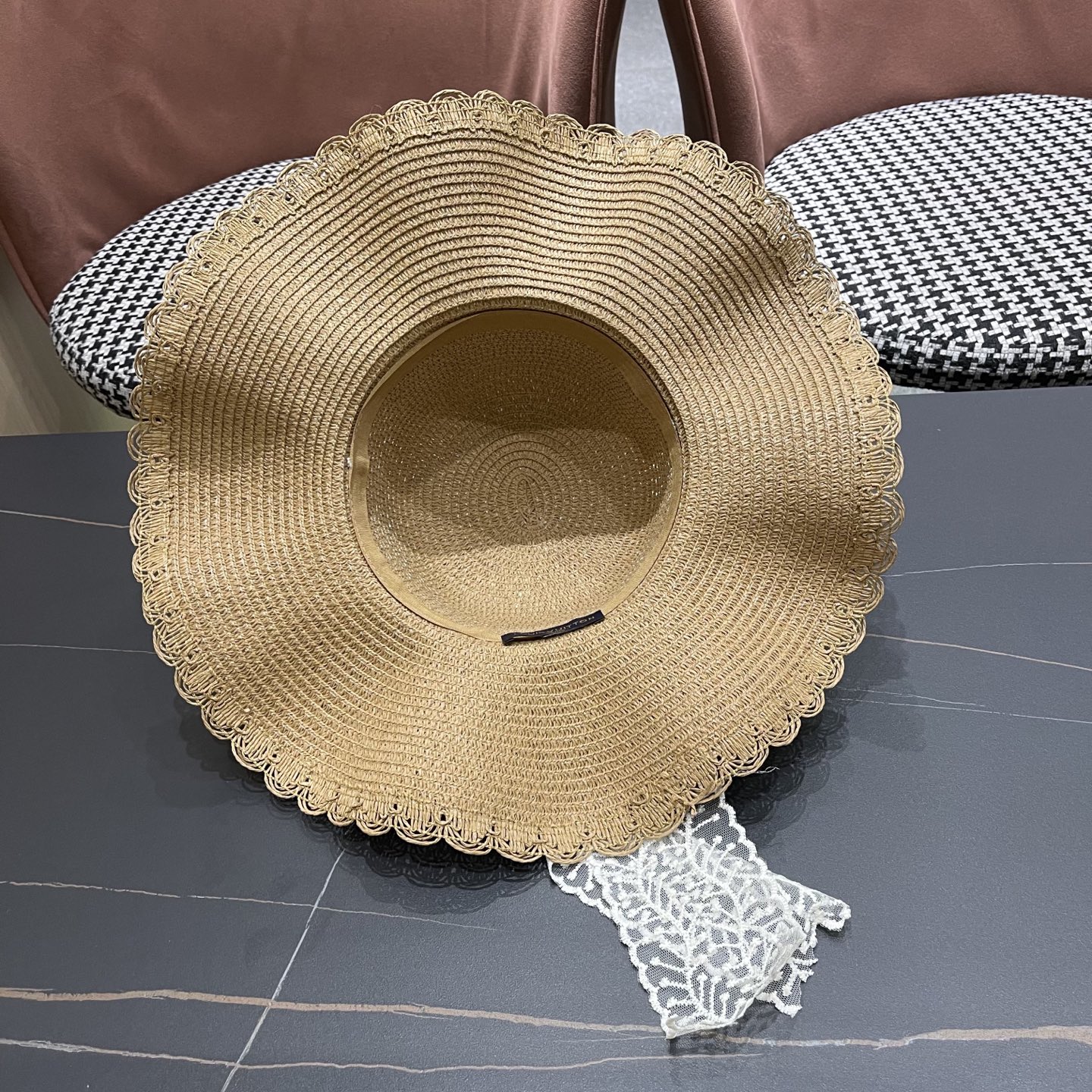 LV straw hat
