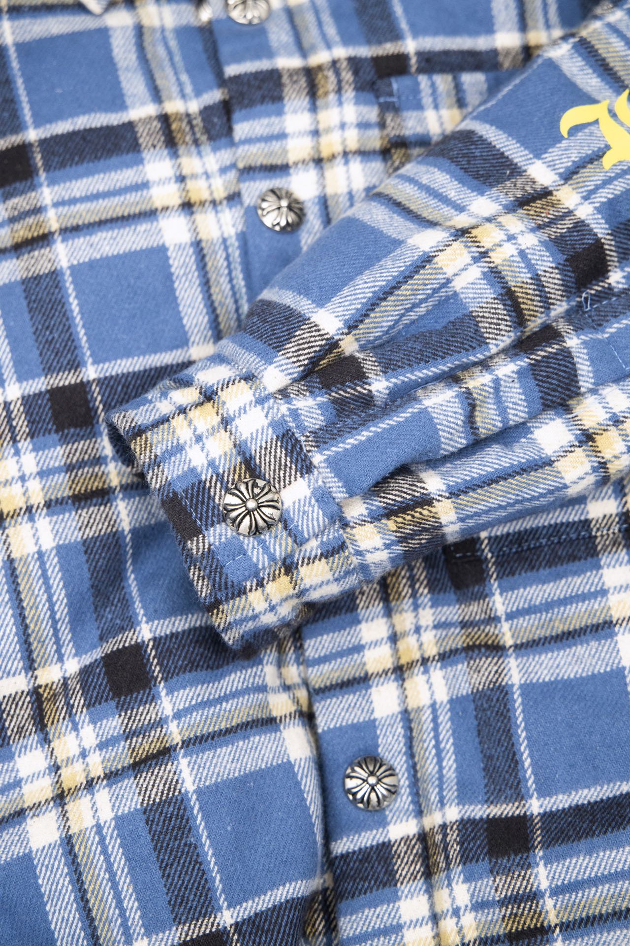 CH Chrome Hearts Plaid Jacket in Cotton Fabric