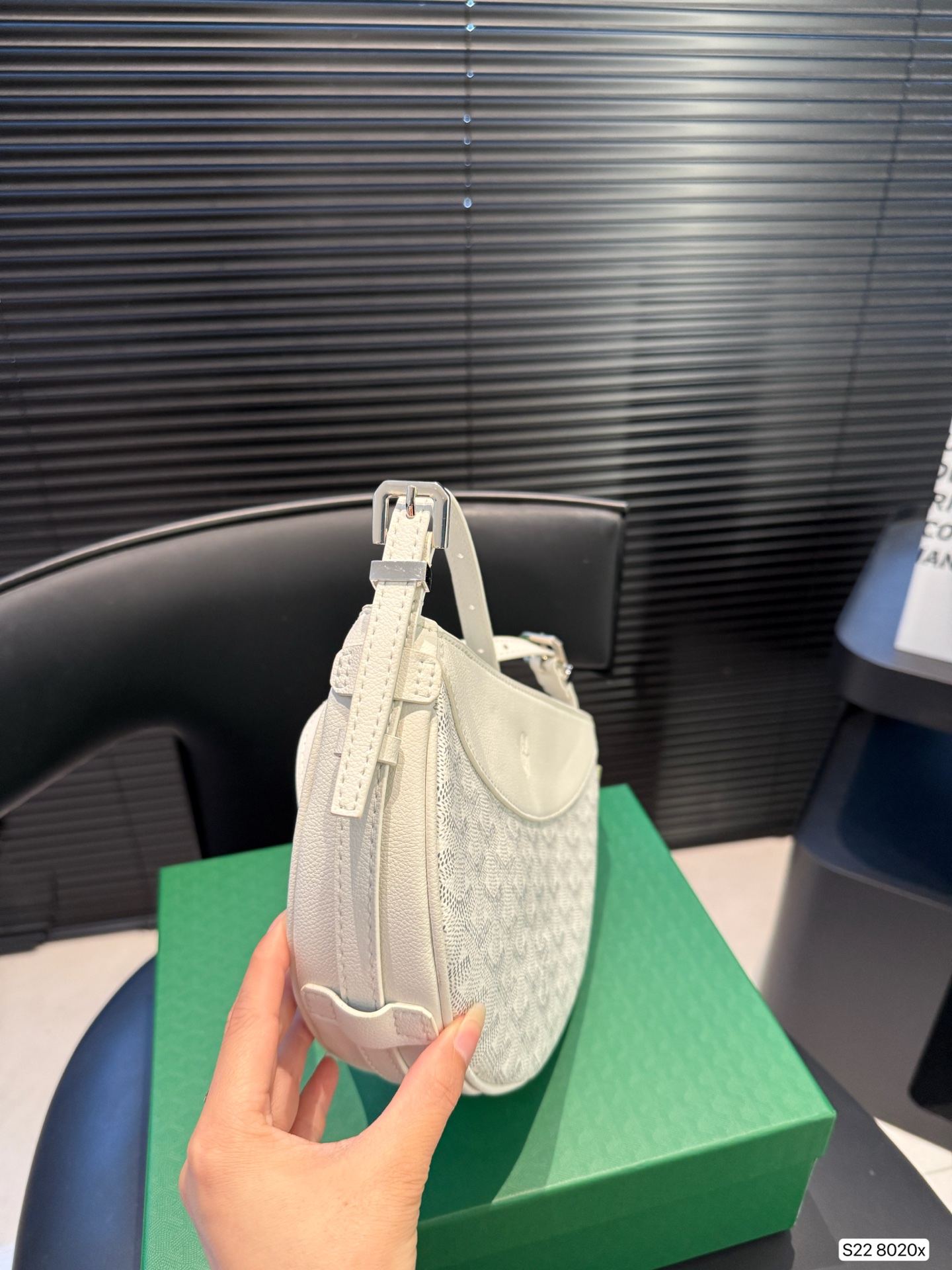 GOYARD semi-circular bag