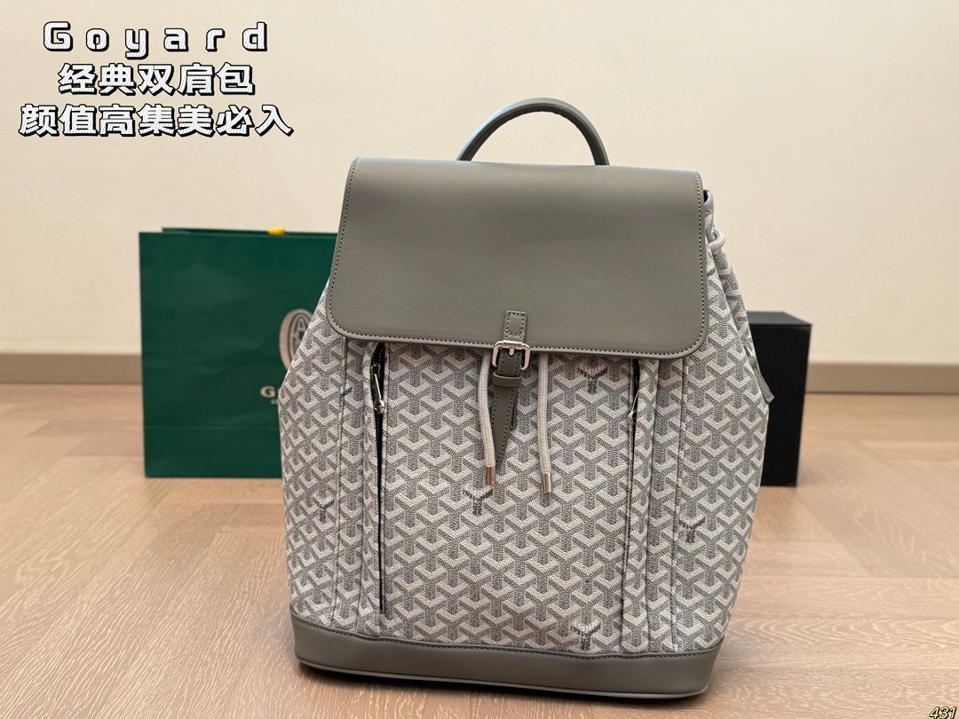 Goyard shoulder backpack