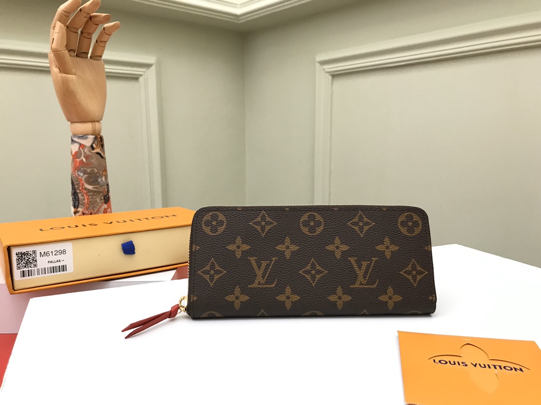 LV monogram Clemence wallet purse bag