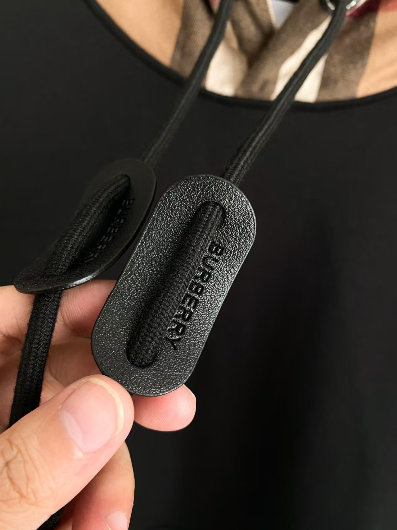 Burberry Checkered hooded sweatshirt