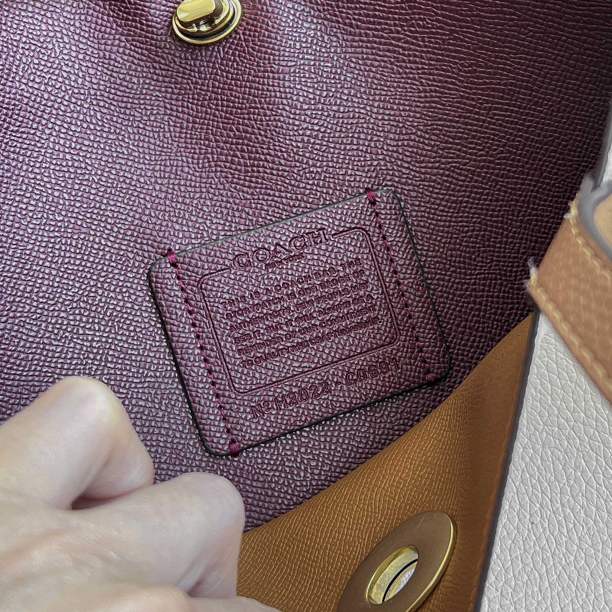 Coach Willow shoulder tote handbag