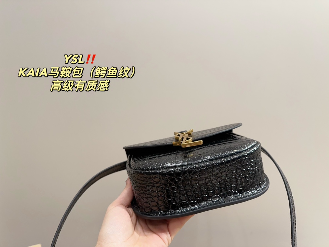 YSL KAIA saddle shoulder bag
