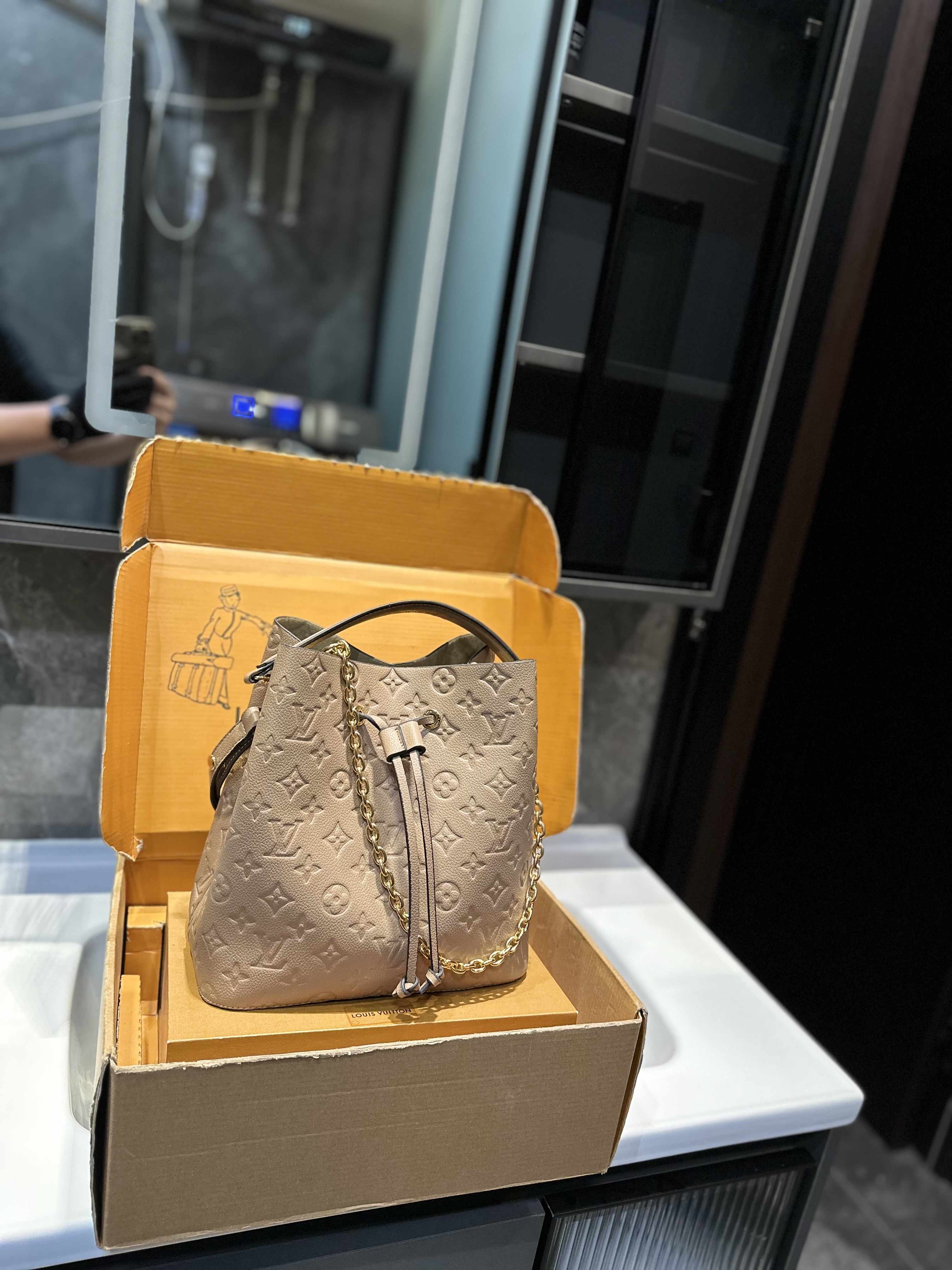 LV bucket bag