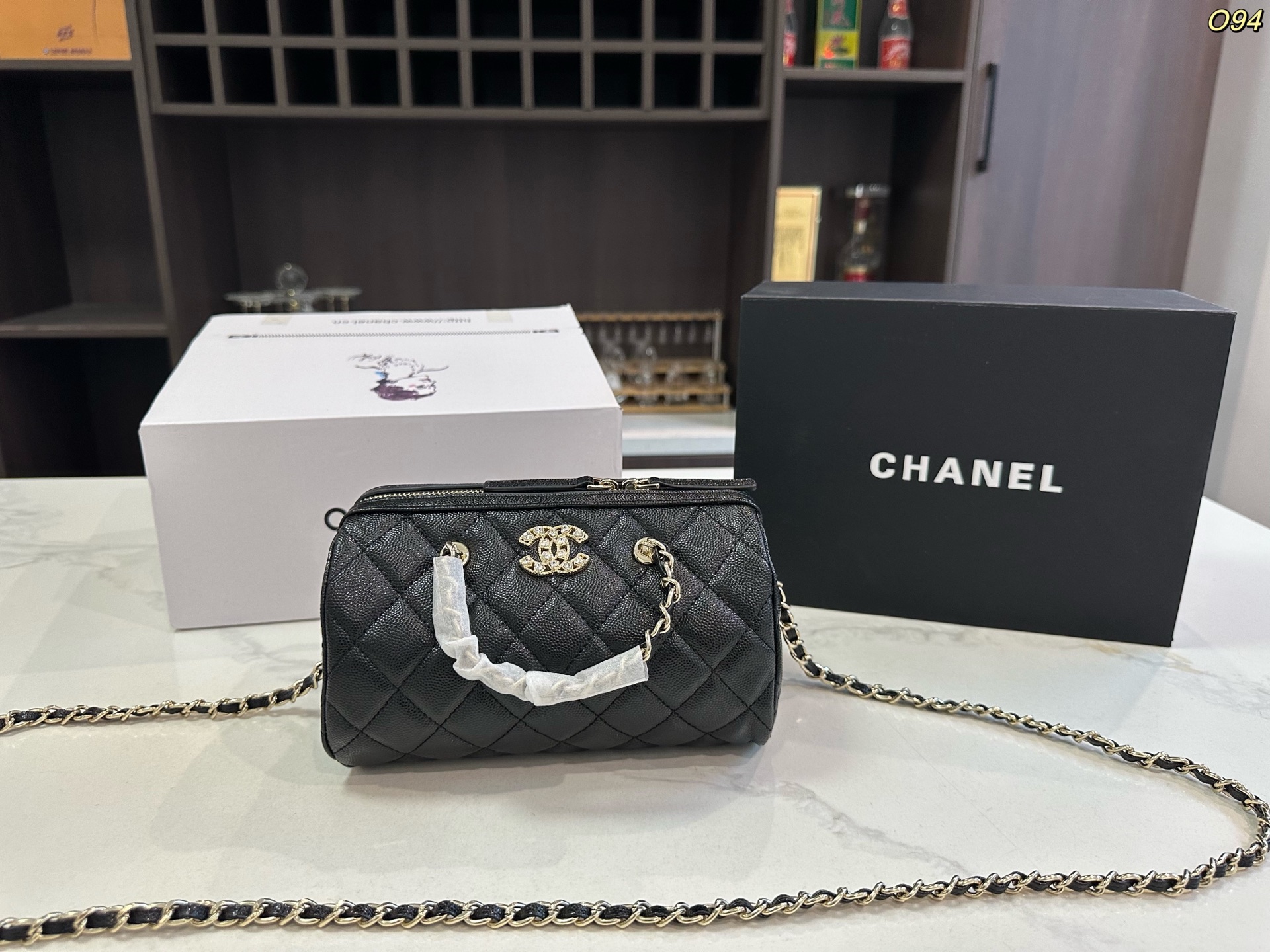 Chanel Boston Chanel 25P bowling bag