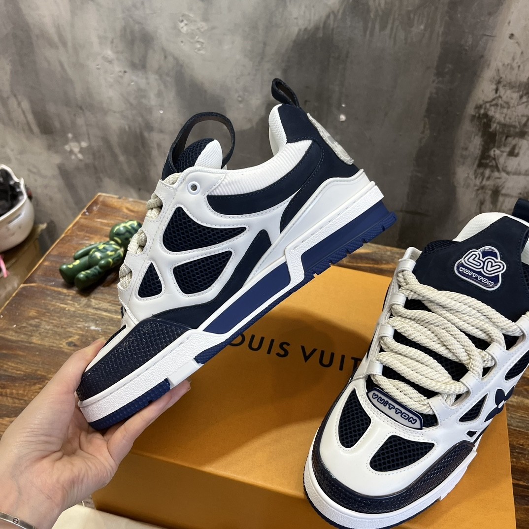 LV Trainer Sneakers  New trending skateboard shoes LOUIS VUITTON Trainer Sneaker