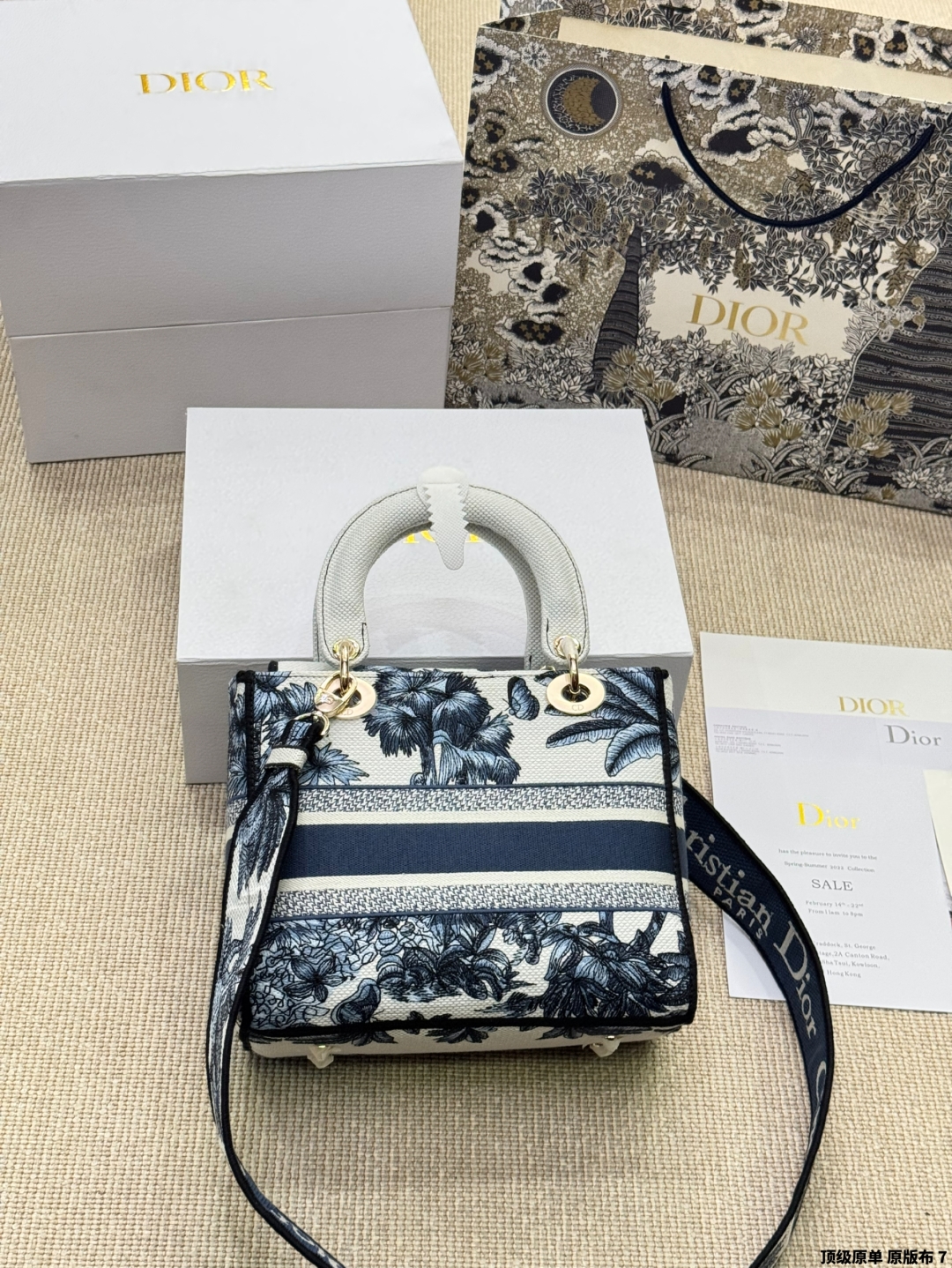 Dior Lady D-Lite Embroidered Bag Princess Diana Crossbody bag