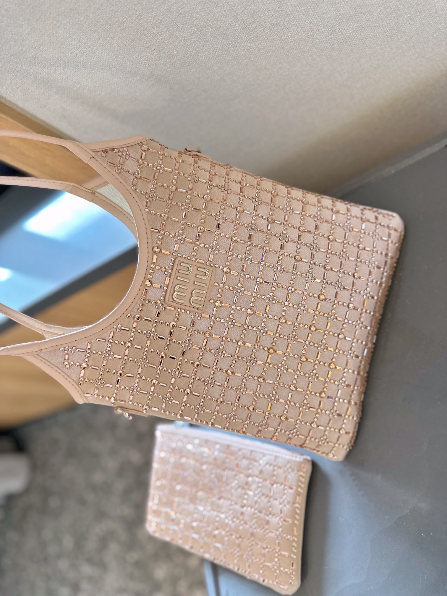 MIUMIU hobo diamond bag