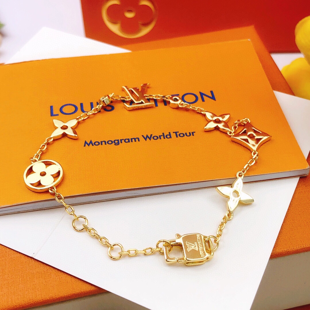 LV monogram bracelet