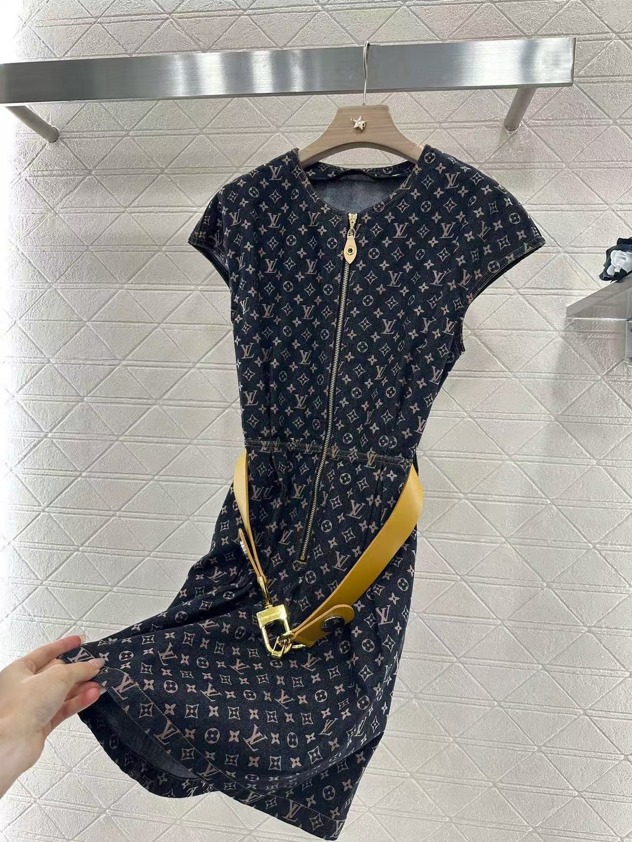 LV denim dress
