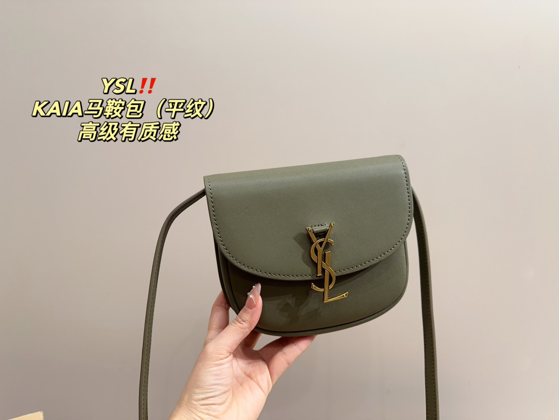 YSL KAIA saddle shoulder bag