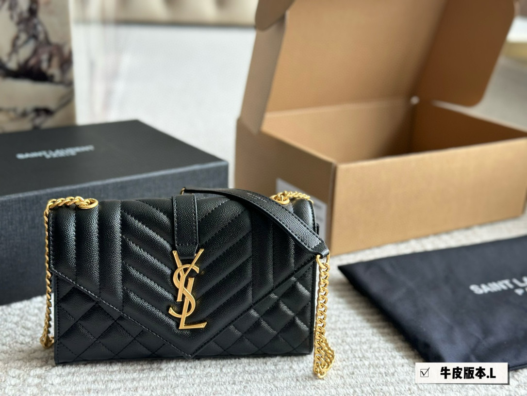 YSL caviar envelope