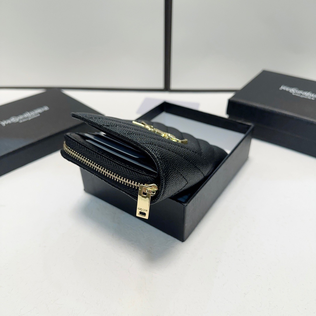 YSL Saint Laurent Bestselling Leather Wallet Classic