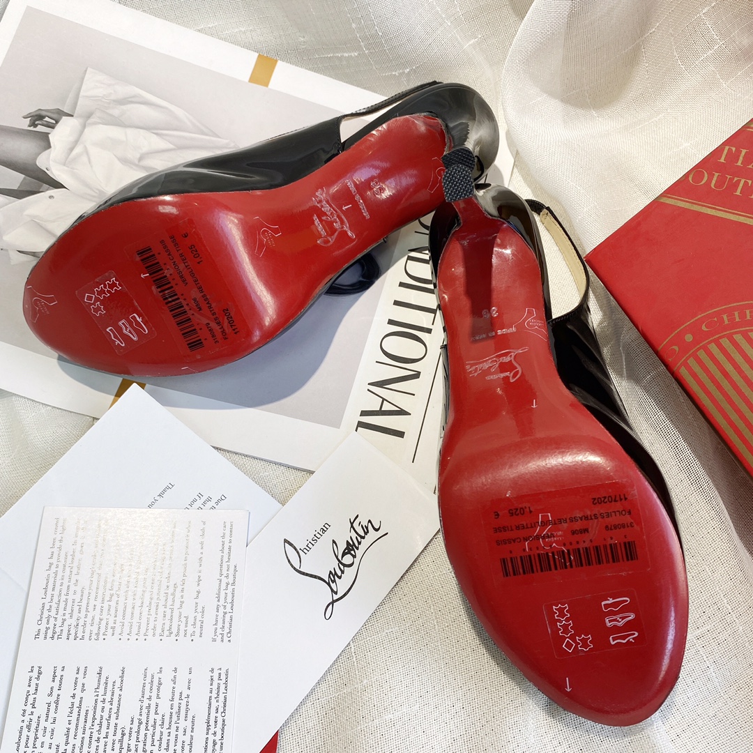 Christian Louboutin high-heeled shoes