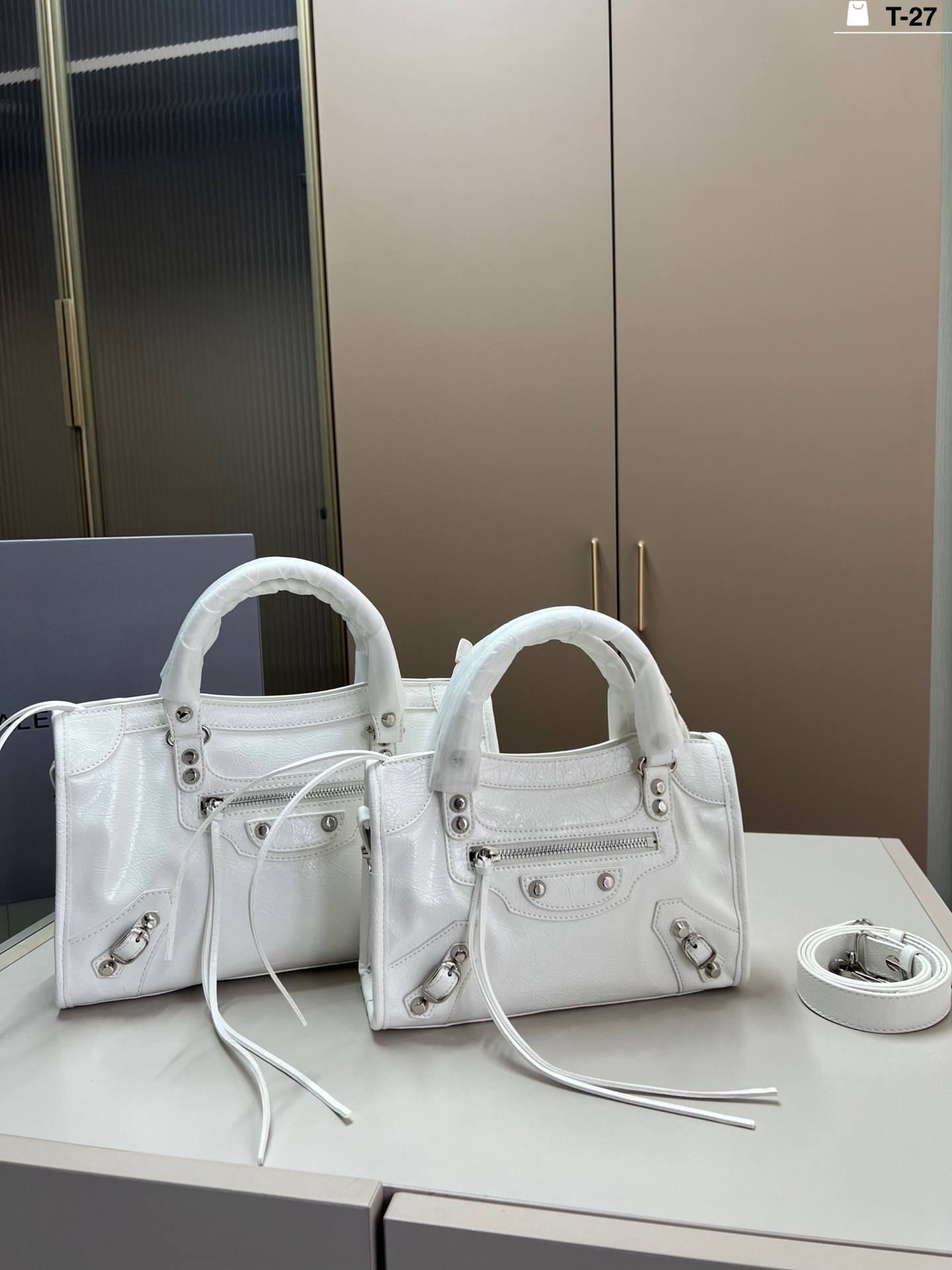 Balenciaga Le Cagole Classic Motorcycle Bag