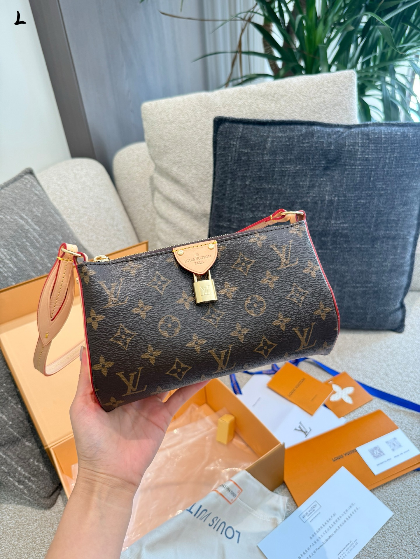 LV armpit bag