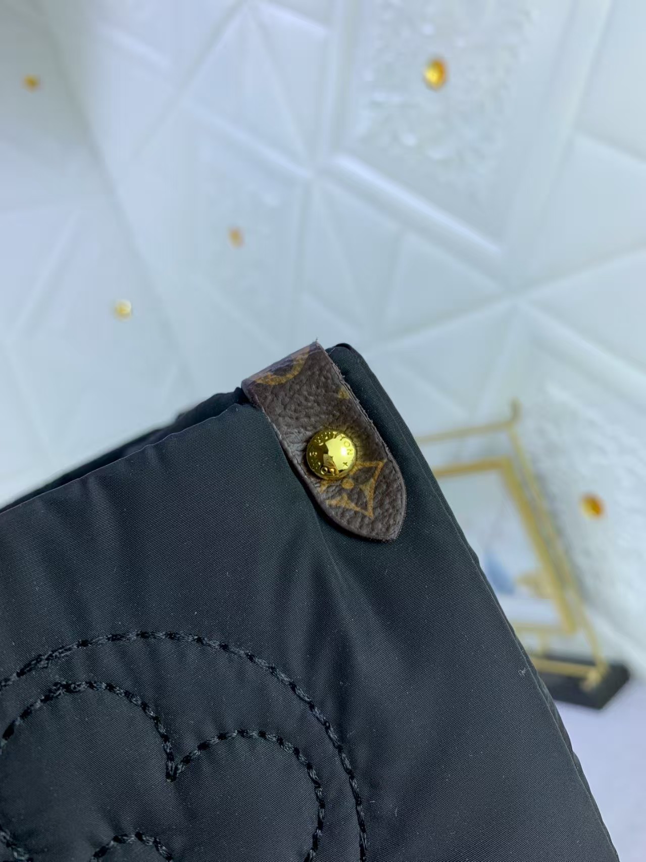 LV onthego econyl monogram handbag