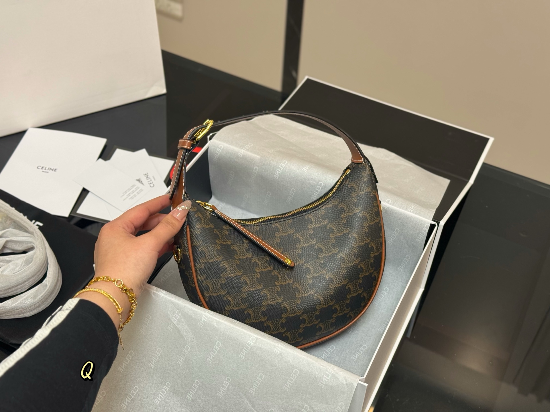 Celine lulu underarm bag