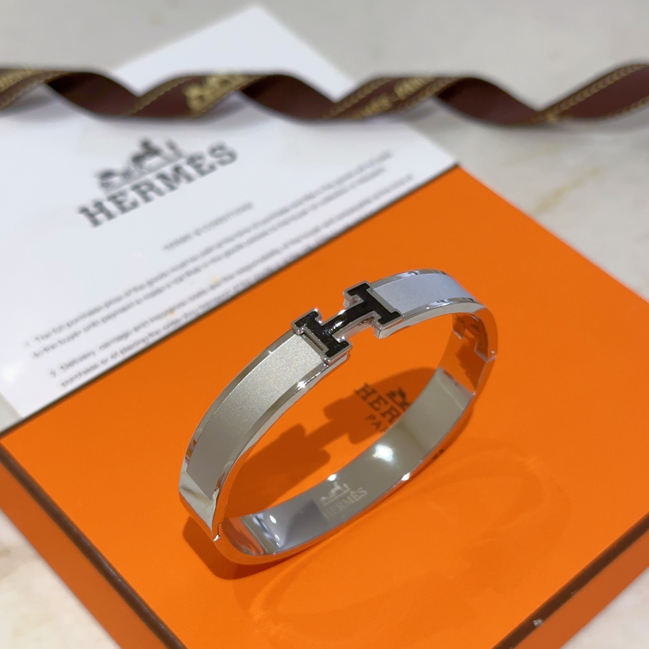 Hermes H bracelet