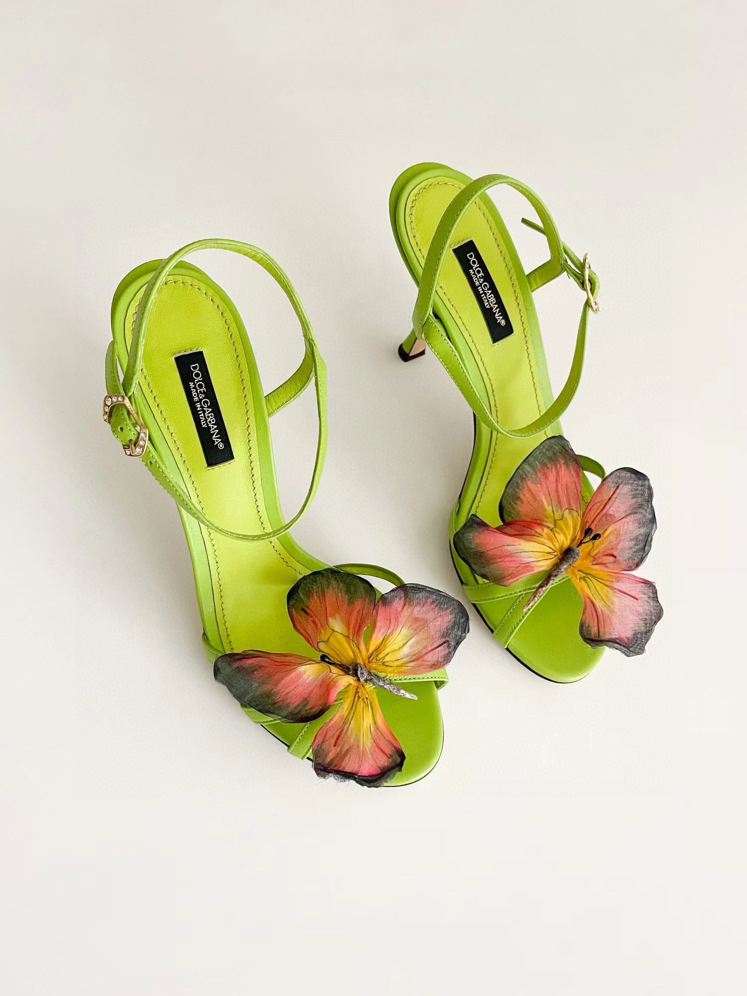Dolce&Gabbana DG High-Quality Butterfly High-Heeled Sandals